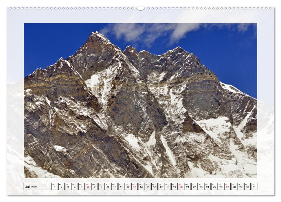 NEPALS Bergriesen im grandiosen Himalaya (CALVENDO Premium Wandkalender 2025)