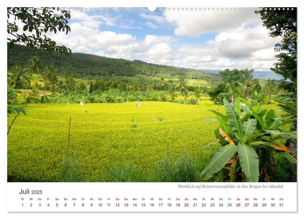 Impressionen einer Reise durch Bali (CALVENDO Premium Wandkalender 2025)