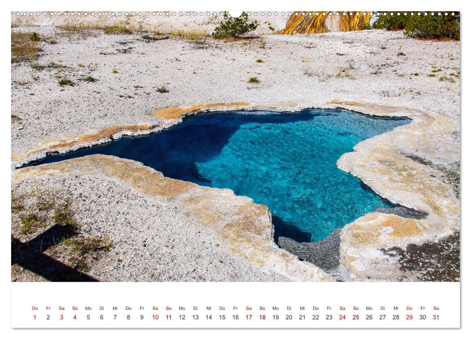 Im Farbenspiel des Yellowstone Natl. Park (CALVENDO Wandkalender 2025)