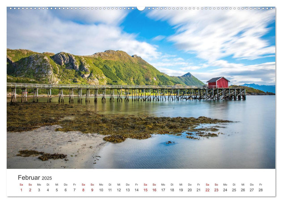 Faszinierendes Nordnorwegen (CALVENDO Premium Wandkalender 2025)