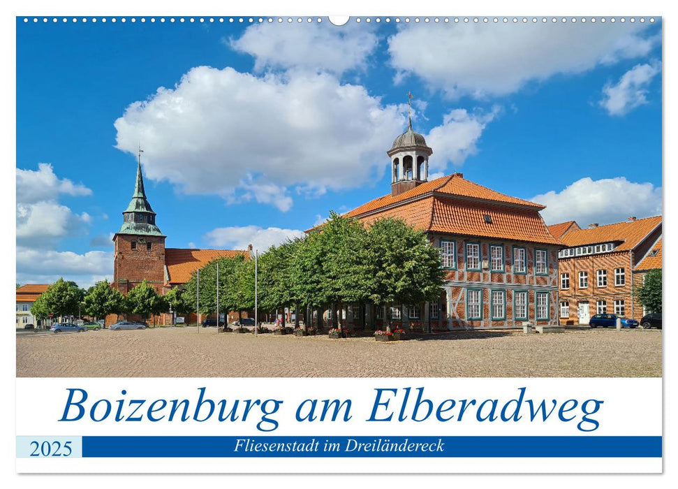 Boizenburg an der Elbe - Fliesenstadt im Dreiländereck (CALVENDO Wandkalender 2025)