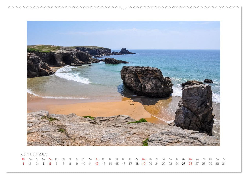 Bretagne - unterwegs mit Julia Hahn (CALVENDO Premium Wandkalender 2025)