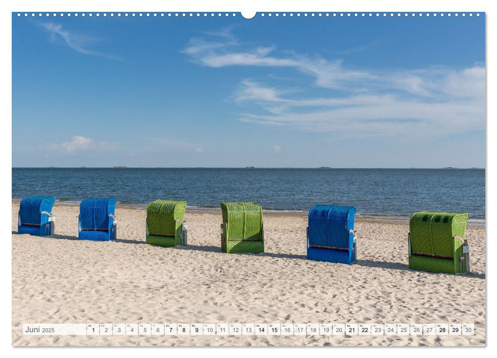 Föhr - Nordfriesische Insel Impressionen (CALVENDO Premium Wandkalender 2025)