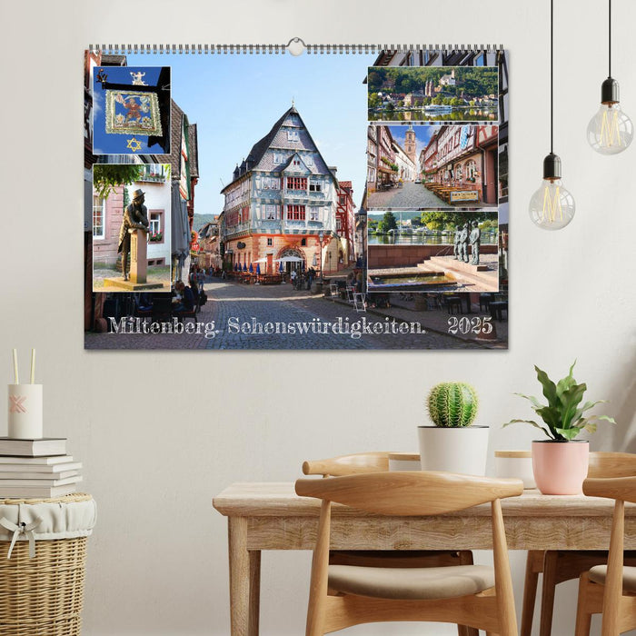 Miltenberg. Sehenswürdigkeiten. (CALVENDO Wandkalender 2025)