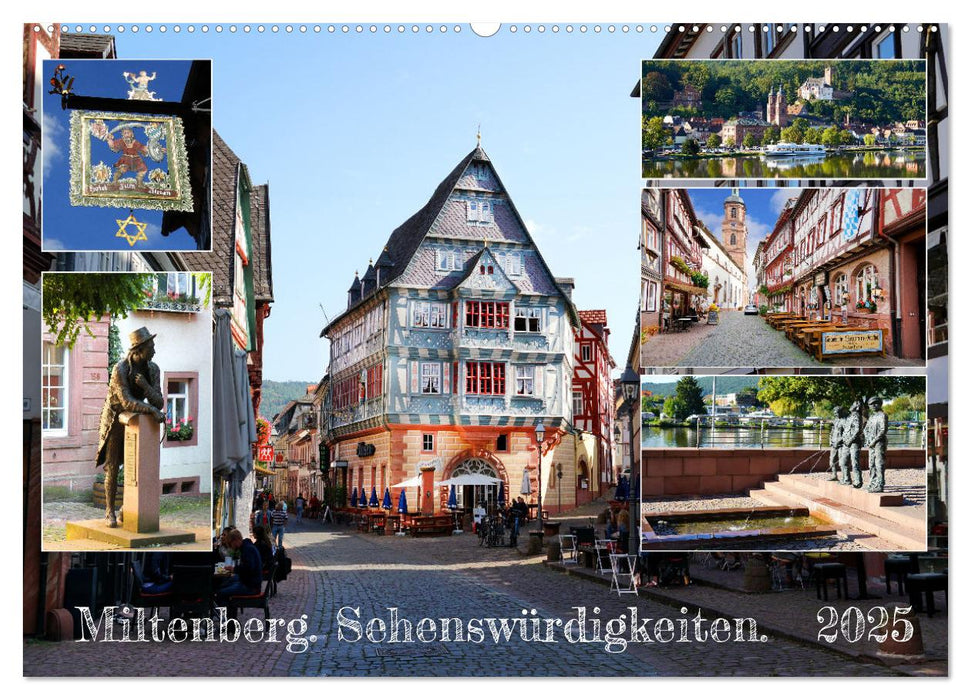 Miltenberg. Sehenswürdigkeiten. (CALVENDO Wandkalender 2025)