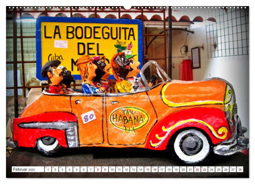 Oldtimer Souvenirs in Cuba (CALVENDO Premium Wandkalender 2025)