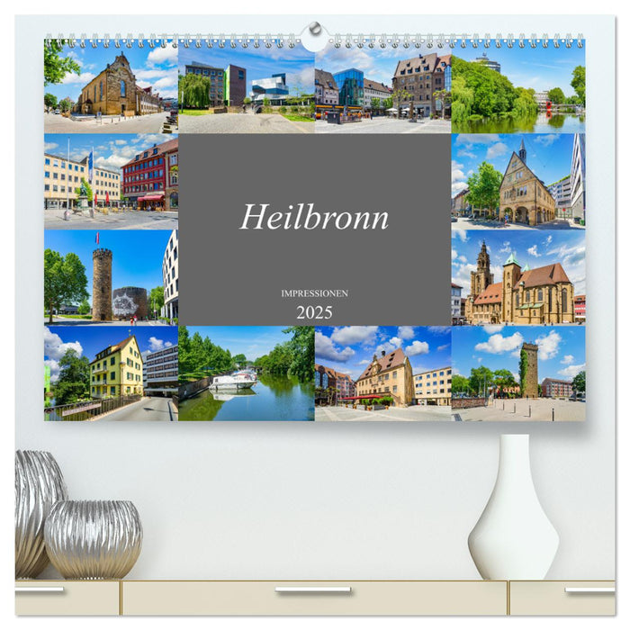 Heilbronn Impressionen (CALVENDO Premium Wandkalender 2025)