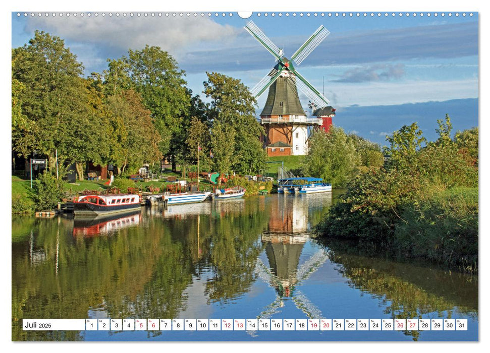 GREETSIEL - Schafe - Krabbenkutter - Möwen (CALVENDO Premium Wandkalender 2025)