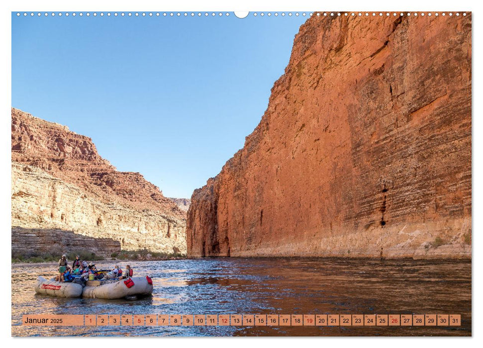 Colorado River Rafting im Grand Canyon (CALVENDO Premium Wandkalender 2025)