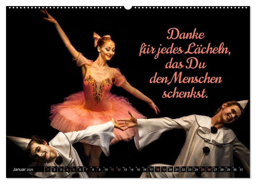 Danke, dass Du da bist (CALVENDO Premium Wandkalender 2025)