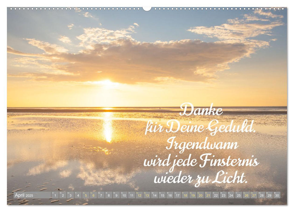 Danke, dass Du da bist (CALVENDO Premium Wandkalender 2025)