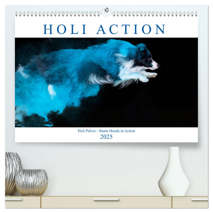 Holi Action (CALVENDO Premium Wandkalender 2025)