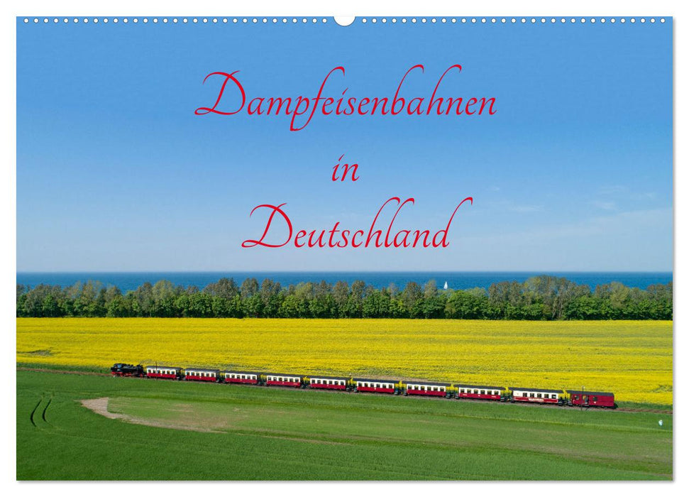 Dampfeisenbahnen in Deutschland (CALVENDO Wandkalender 2025)