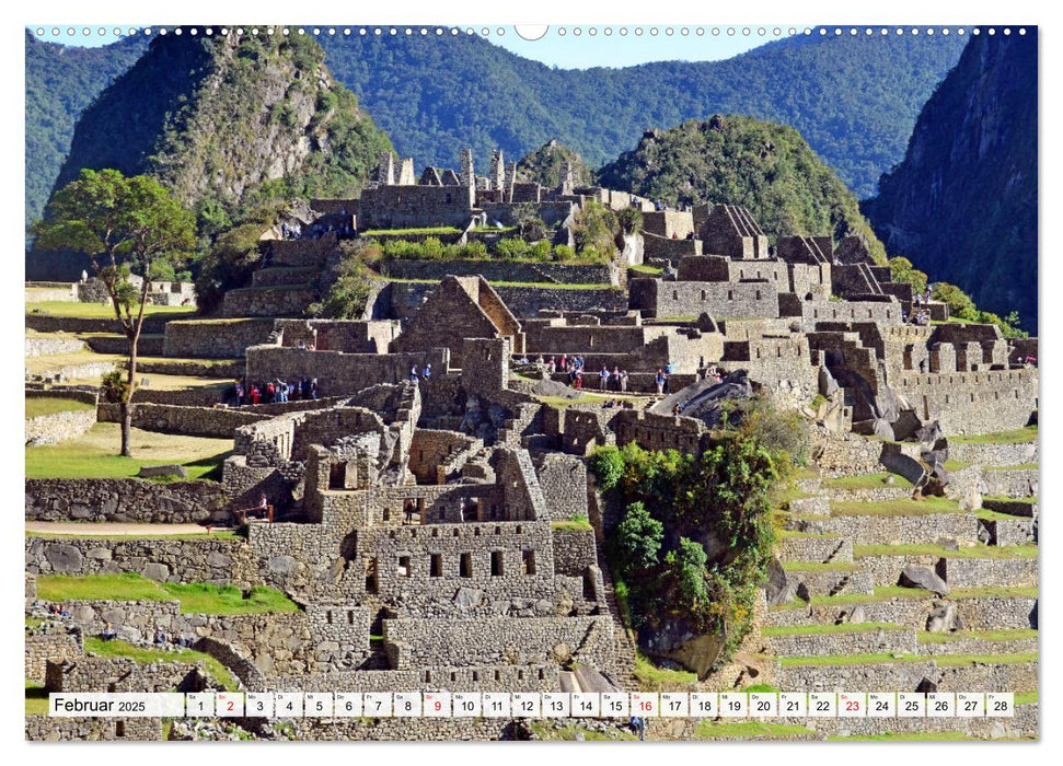 MACHU PICCHU, Perus berühmte Inkastadt (CALVENDO Premium Wandkalender 2025)