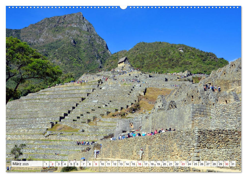 MACHU PICCHU, Perus berühmte Inkastadt (CALVENDO Premium Wandkalender 2025)