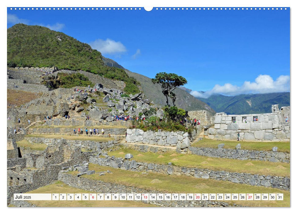 MACHU PICCHU, Perus berühmte Inkastadt (CALVENDO Premium Wandkalender 2025)