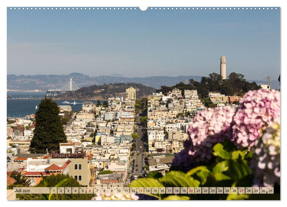 If I'm going to San Francisco (CALVENDO Premium Wandkalender 2025)