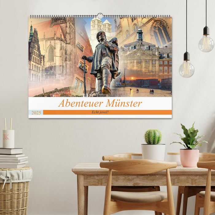 Abenteuer Münster - Echt jovel! (CALVENDO Wandkalender 2025)