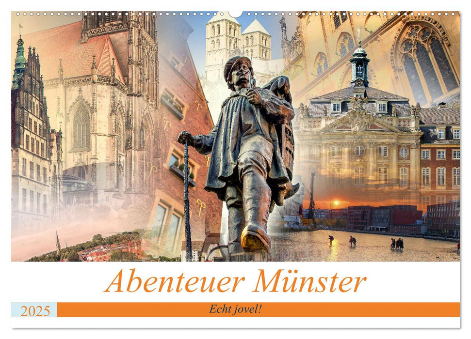 Abenteuer Münster - Echt jovel! (CALVENDO Wandkalender 2025)