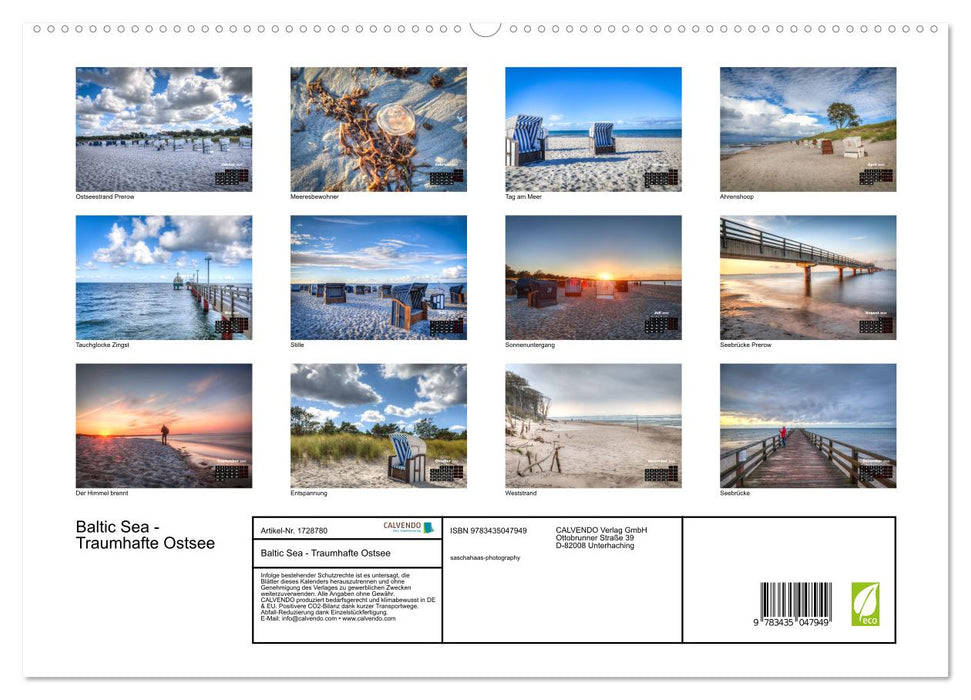 Baltic Sea - Traumhafte Ostsee (CALVENDO Premium Wandkalender 2025)