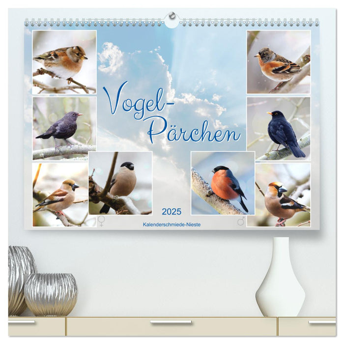 Vogel-Pärchen (CALVENDO Premium Wandkalender 2025)