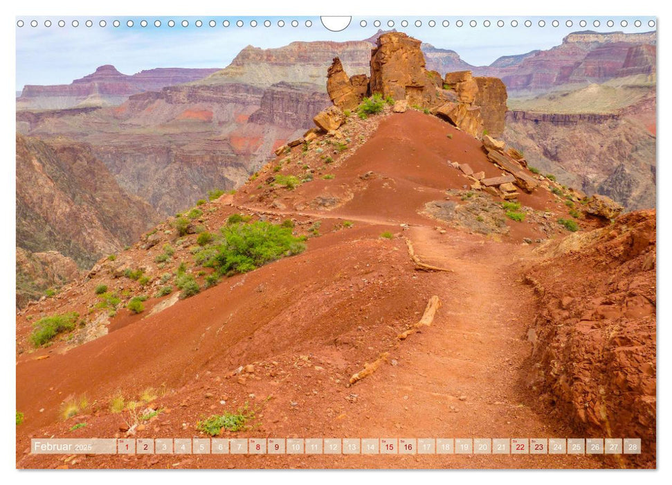 Grand Canyon - Perspektiven einer außergewöhnlichen Schlucht (CALVENDO Wandkalender 2025)