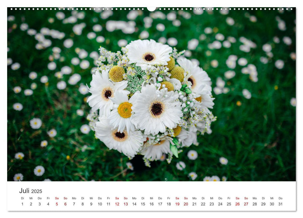 Blumen für die Braut (CALVENDO Premium Wandkalender 2025)