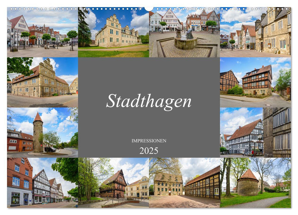 Stadthagen Impressionen (CALVENDO Wandkalender 2025)