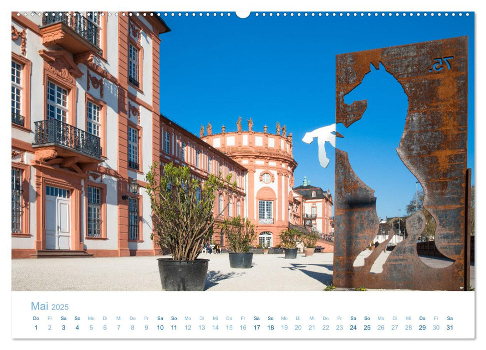 Daheim in Wiesbaden (CALVENDO Premium Wandkalender 2025)