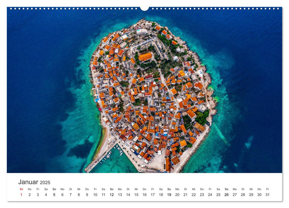 Malerisches Kroatien (CALVENDO Premium Wandkalender 2025)