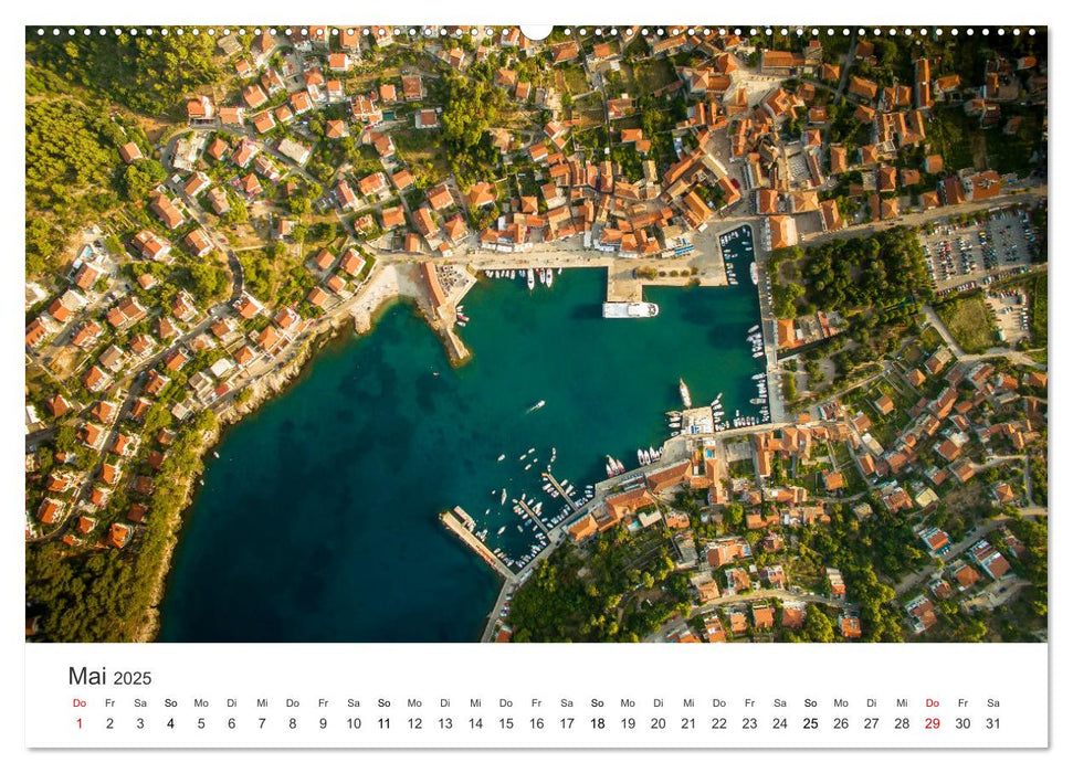 Malerisches Kroatien (CALVENDO Premium Wandkalender 2025)