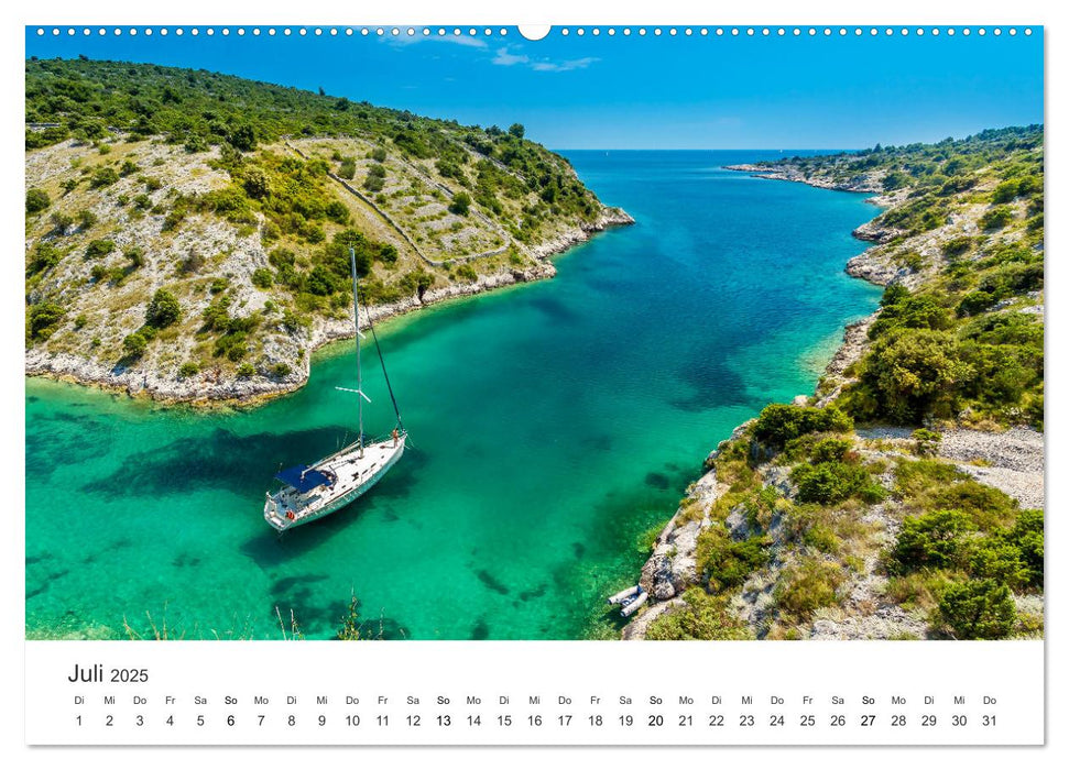 Malerisches Kroatien (CALVENDO Premium Wandkalender 2025)