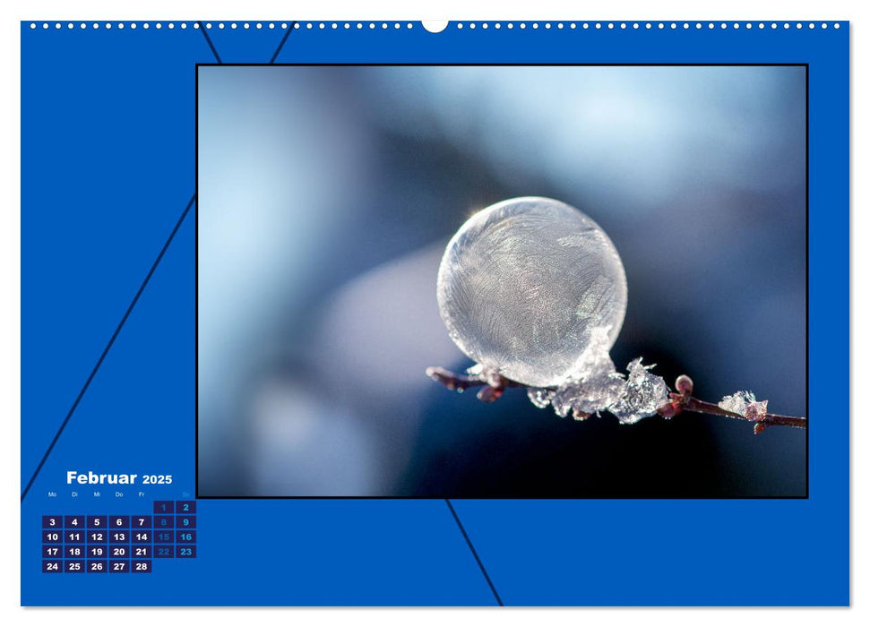 ruhige Farbe Blau (CALVENDO Premium Wandkalender 2025)