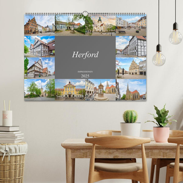 Herford Impressionen (CALVENDO Wandkalender 2025)