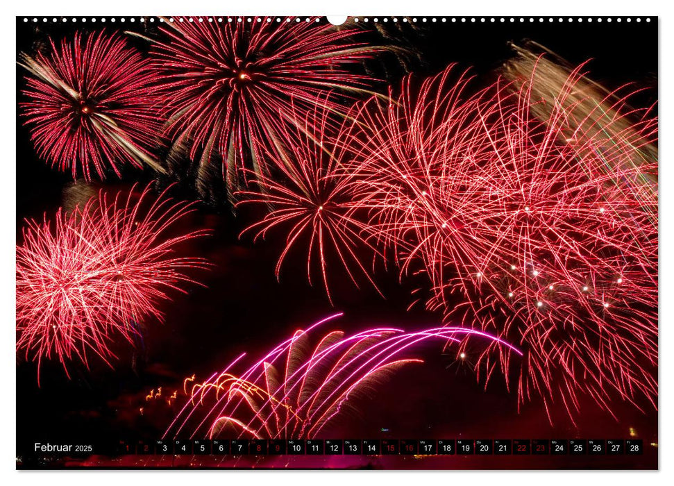 Feuerwerk - Kunstwerke am Himmel (CALVENDO Premium Wandkalender 2025)