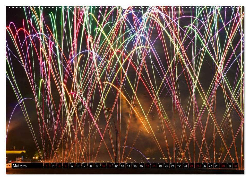 Feuerwerk - Kunstwerke am Himmel (CALVENDO Premium Wandkalender 2025)