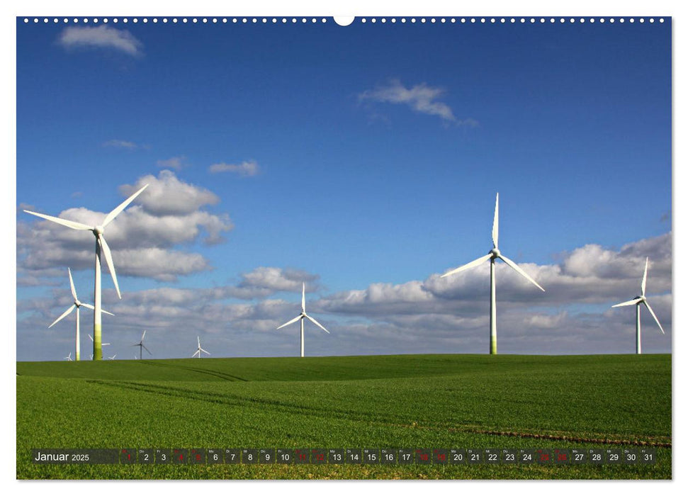 Windräder an der Ostsee! (CALVENDO Premium Wandkalender 2025)