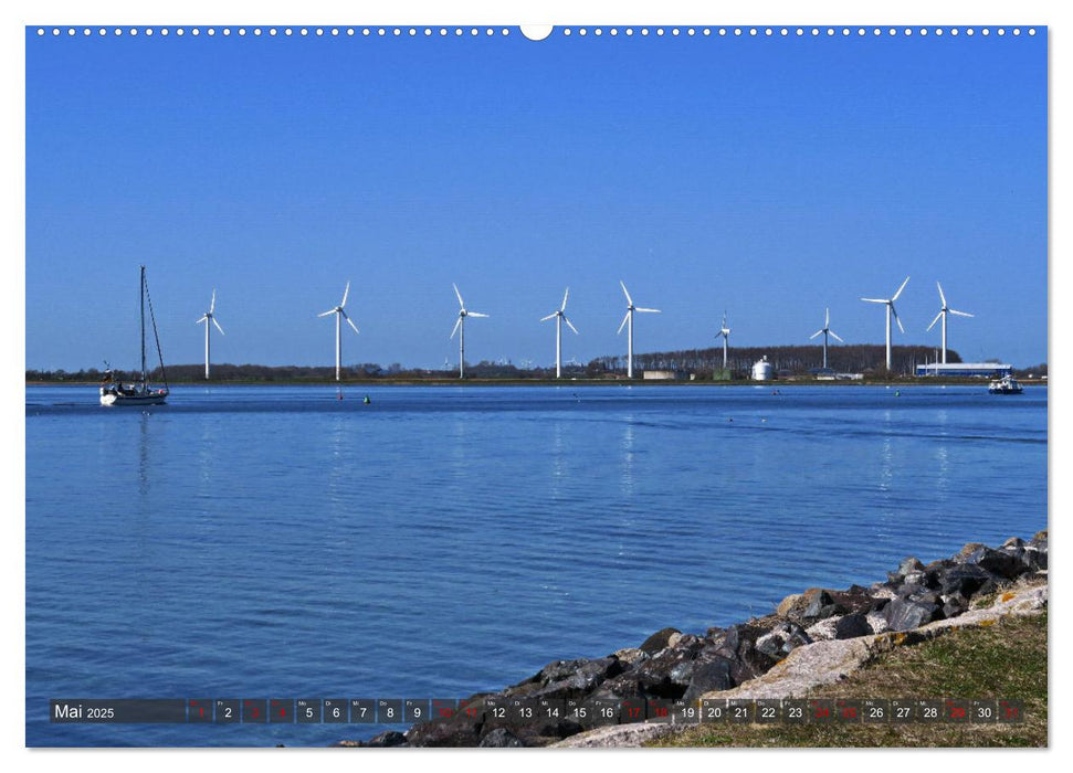 Windräder an der Ostsee! (CALVENDO Premium Wandkalender 2025)