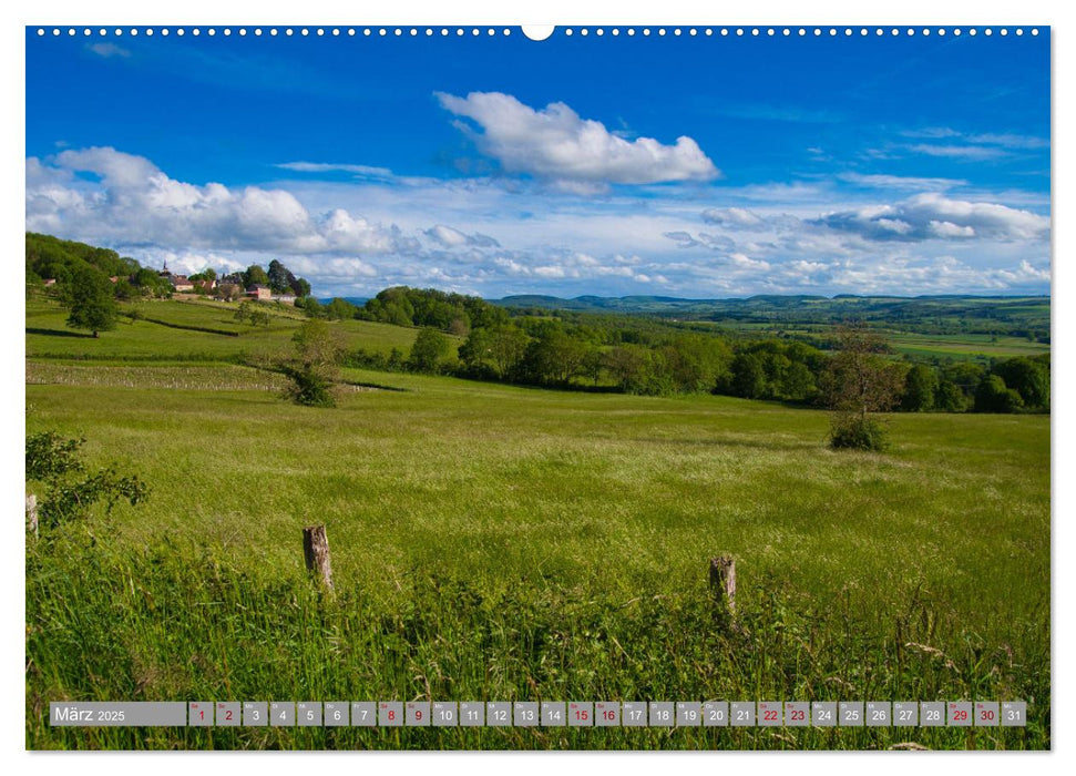 Zauberhaftes Burgund (CALVENDO Wandkalender 2025)