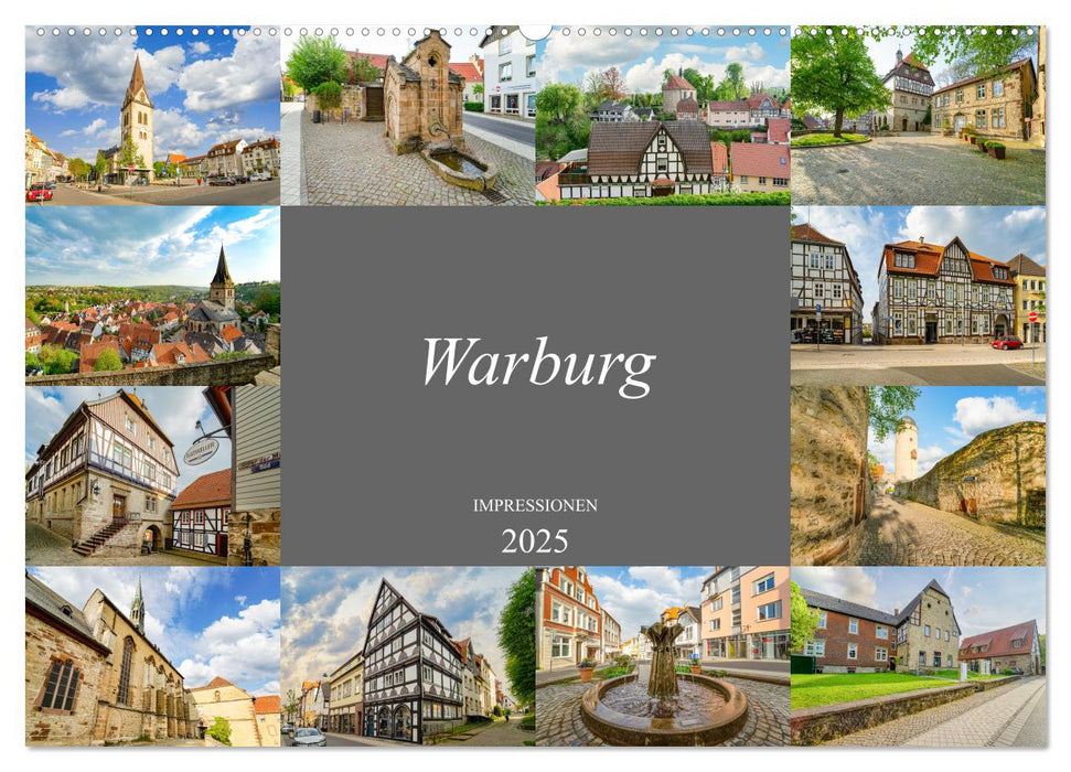 Warburg Impressionen (CALVENDO Wandkalender 2025)