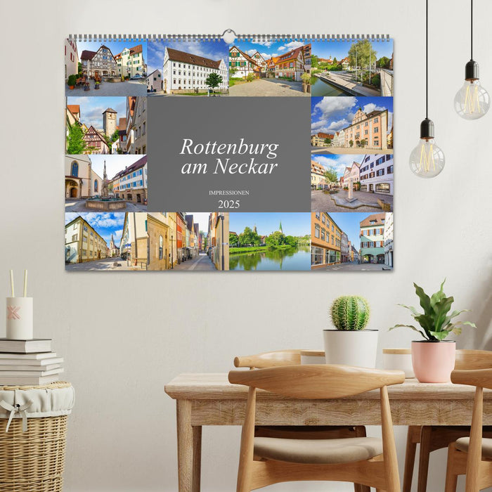 Rottenburg am Neckar Impressionen (CALVENDO Wandkalender 2025)