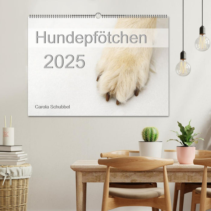 Hundepfötchen (CALVENDO Wandkalender 2025)