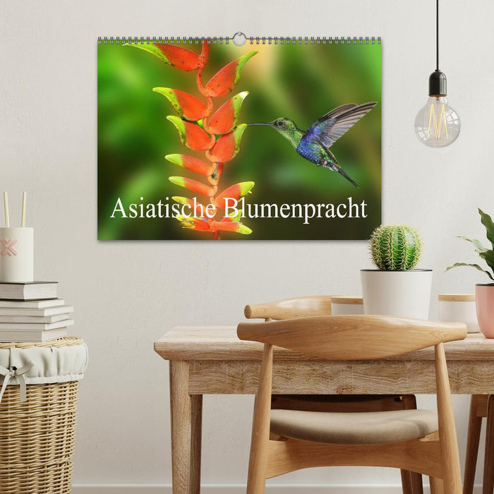 Asiatische Blumenpracht (CALVENDO Wandkalender 2025)