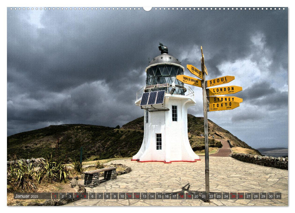 Neuseeland - Von der Nordinsel zur Südinsel (CALVENDO Wandkalender 2025)