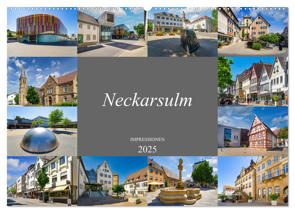 Neckarsulm Impressionen (CALVENDO Wandkalender 2025)