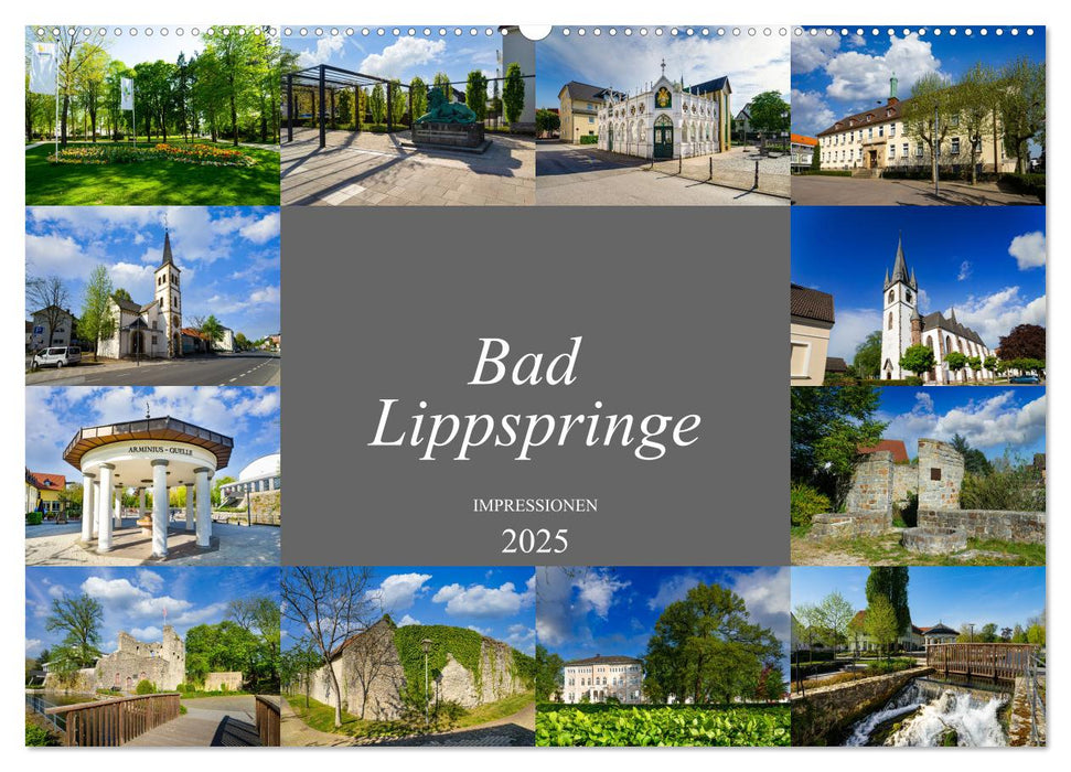 Bad Lippspringe Impressionen (CALVENDO Wandkalender 2025)