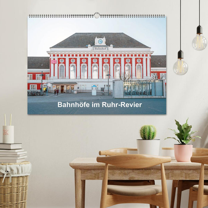 Bahnhöfe im Ruhr-Revier (CALVENDO Wandkalender 2025)