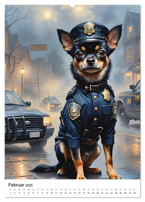 Chihuahua Karrieren (CALVENDO Wandkalender 2025)