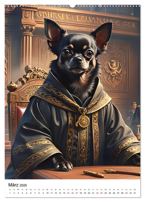 Chihuahua Karrieren (CALVENDO Wandkalender 2025)