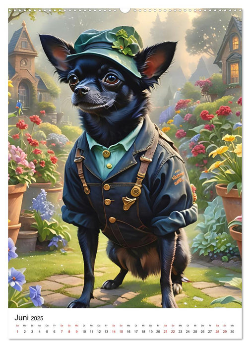 Chihuahua Karrieren (CALVENDO Wandkalender 2025)